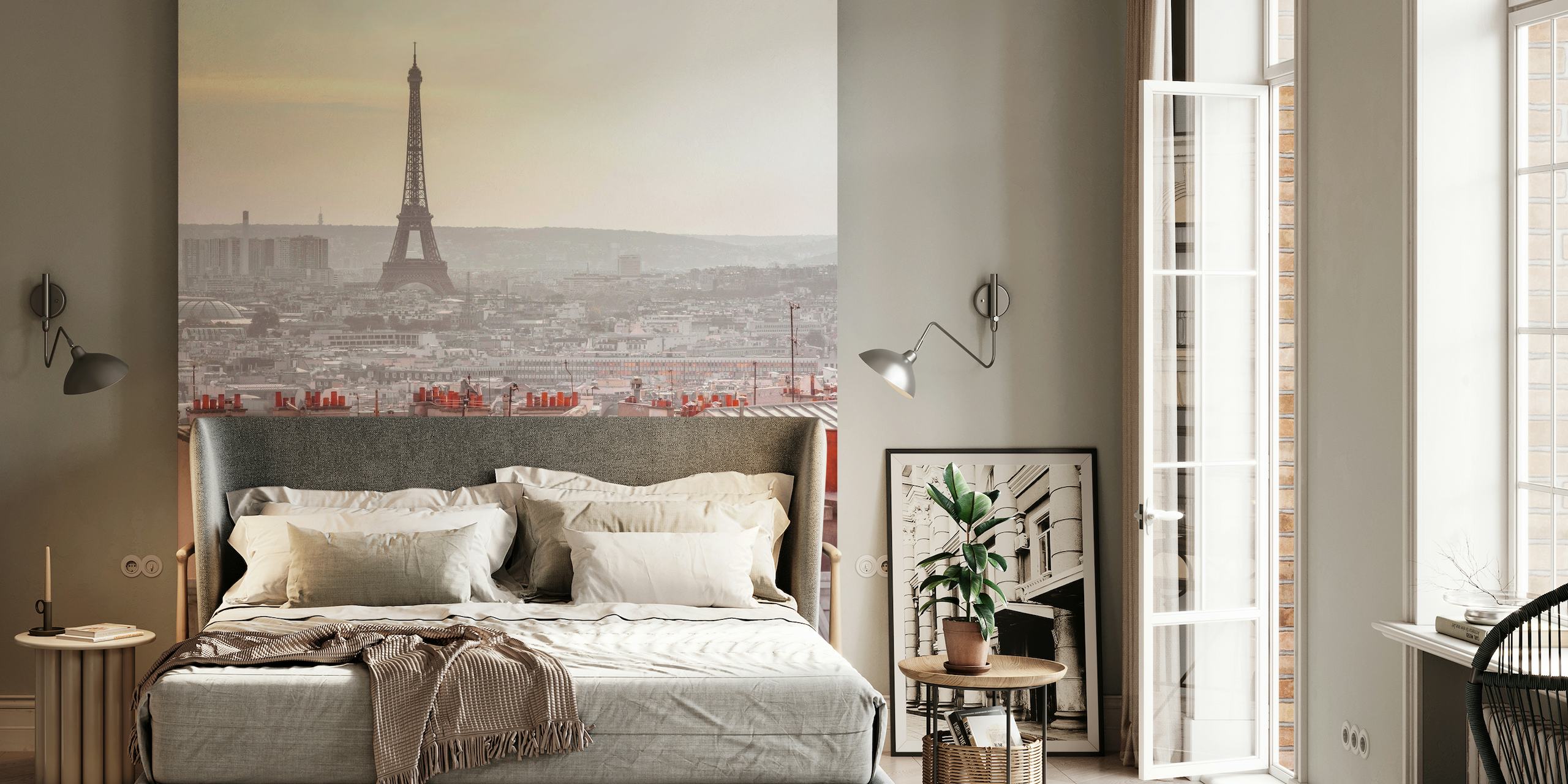 Eiffel Tower from Montmartre tapete