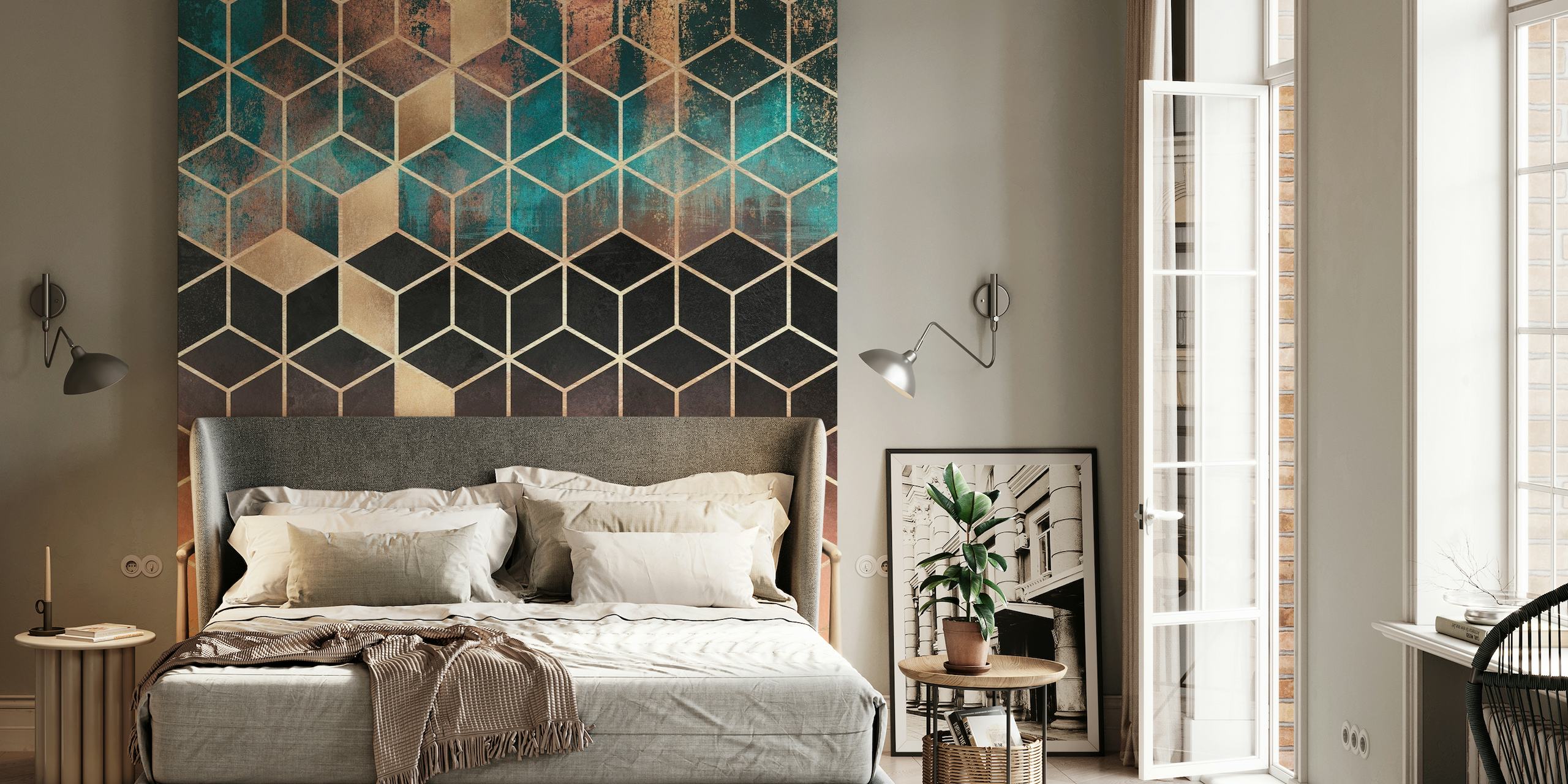 Ombre Dream Cubes wallpaper