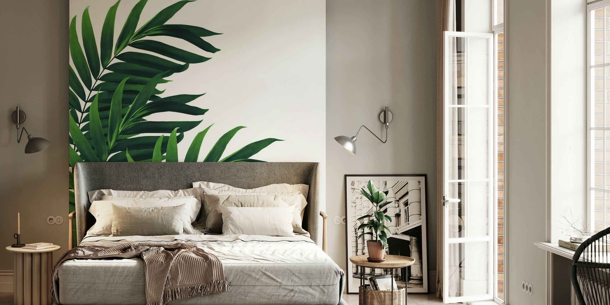 Palm Leaves Tropical Vibes 1 behang