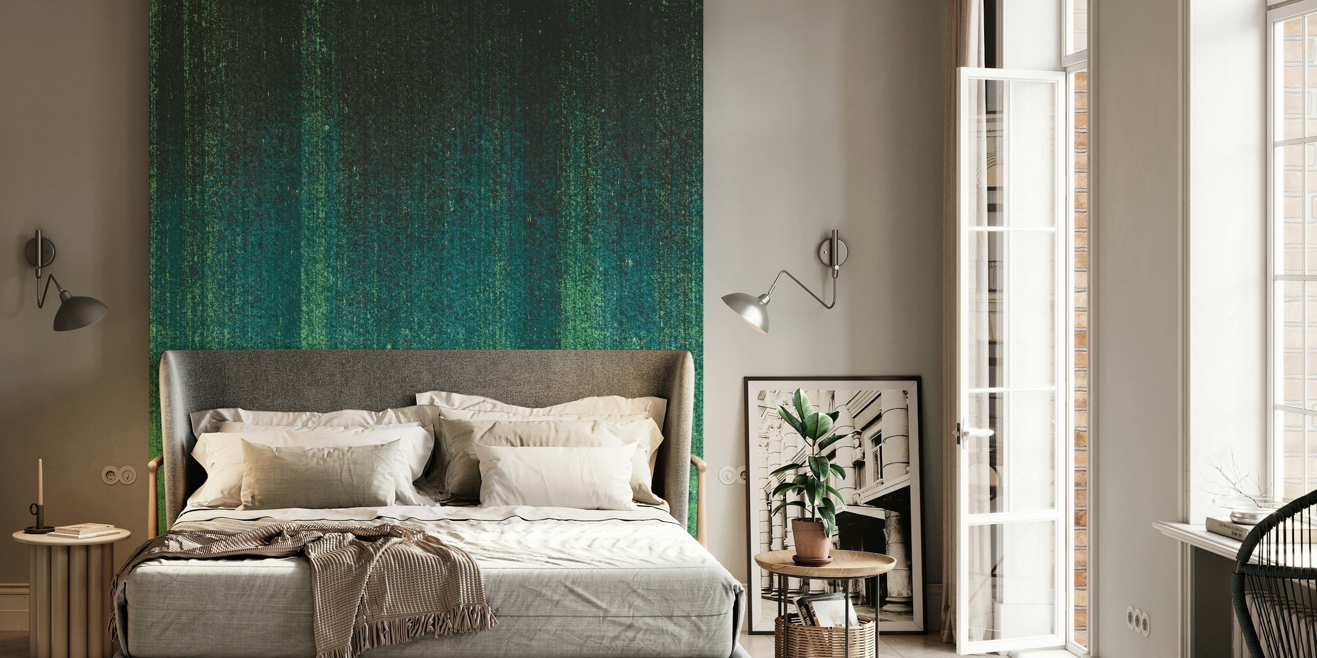 Scratches Eight Wallpaper Design In A Room