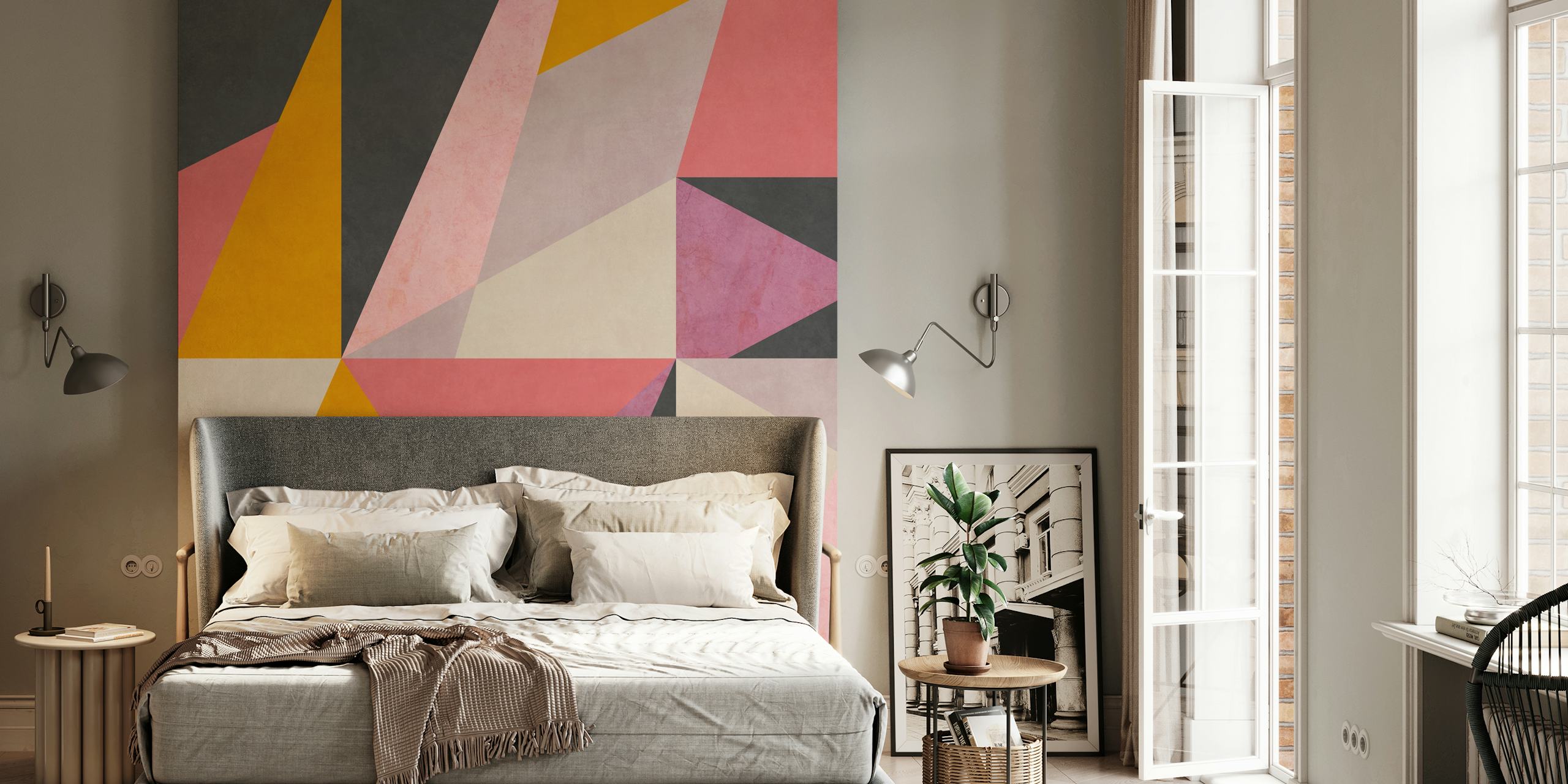 Geometric with Triangles mönster i rummet