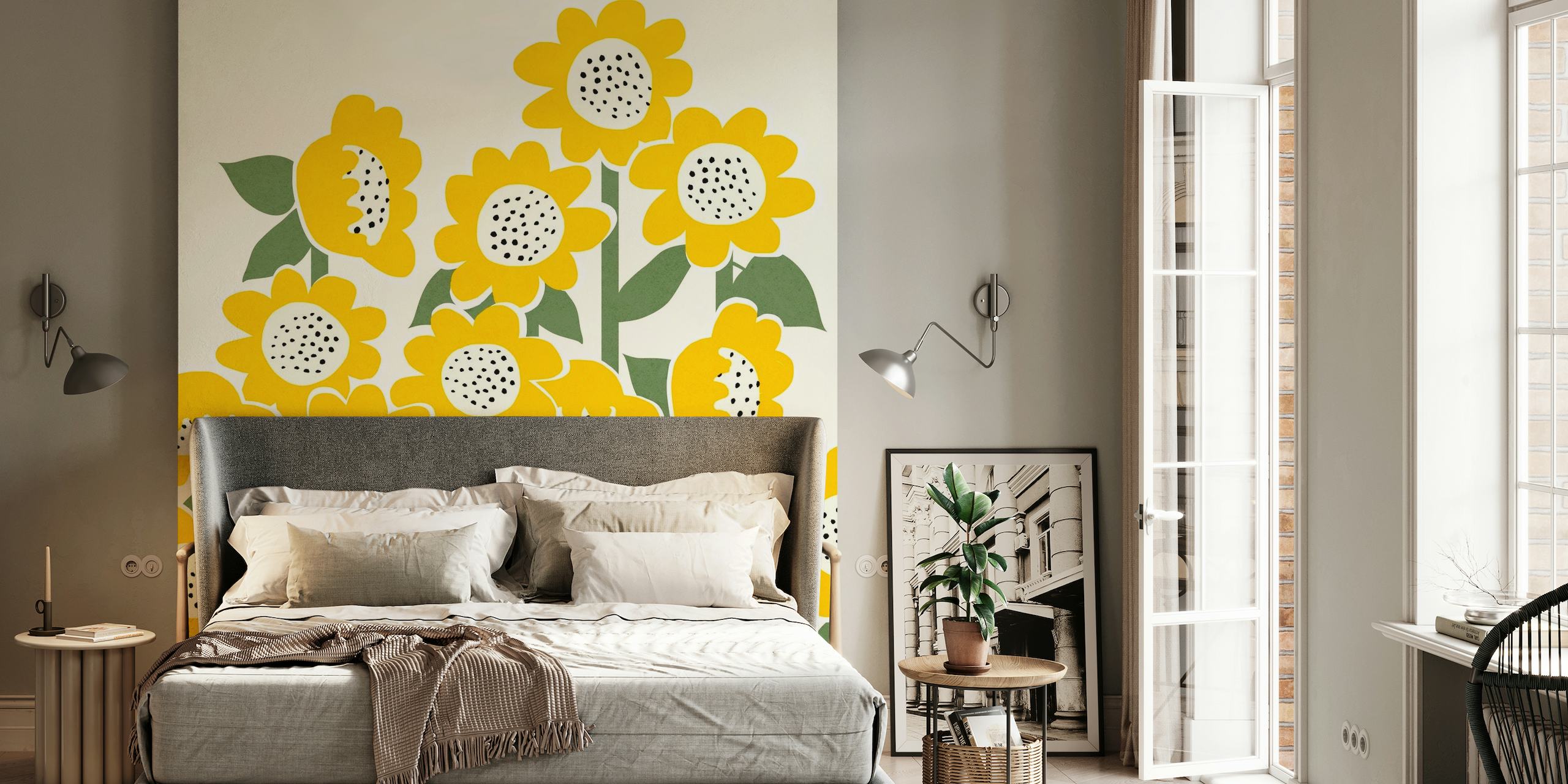 Sunny Flowers wallpaper