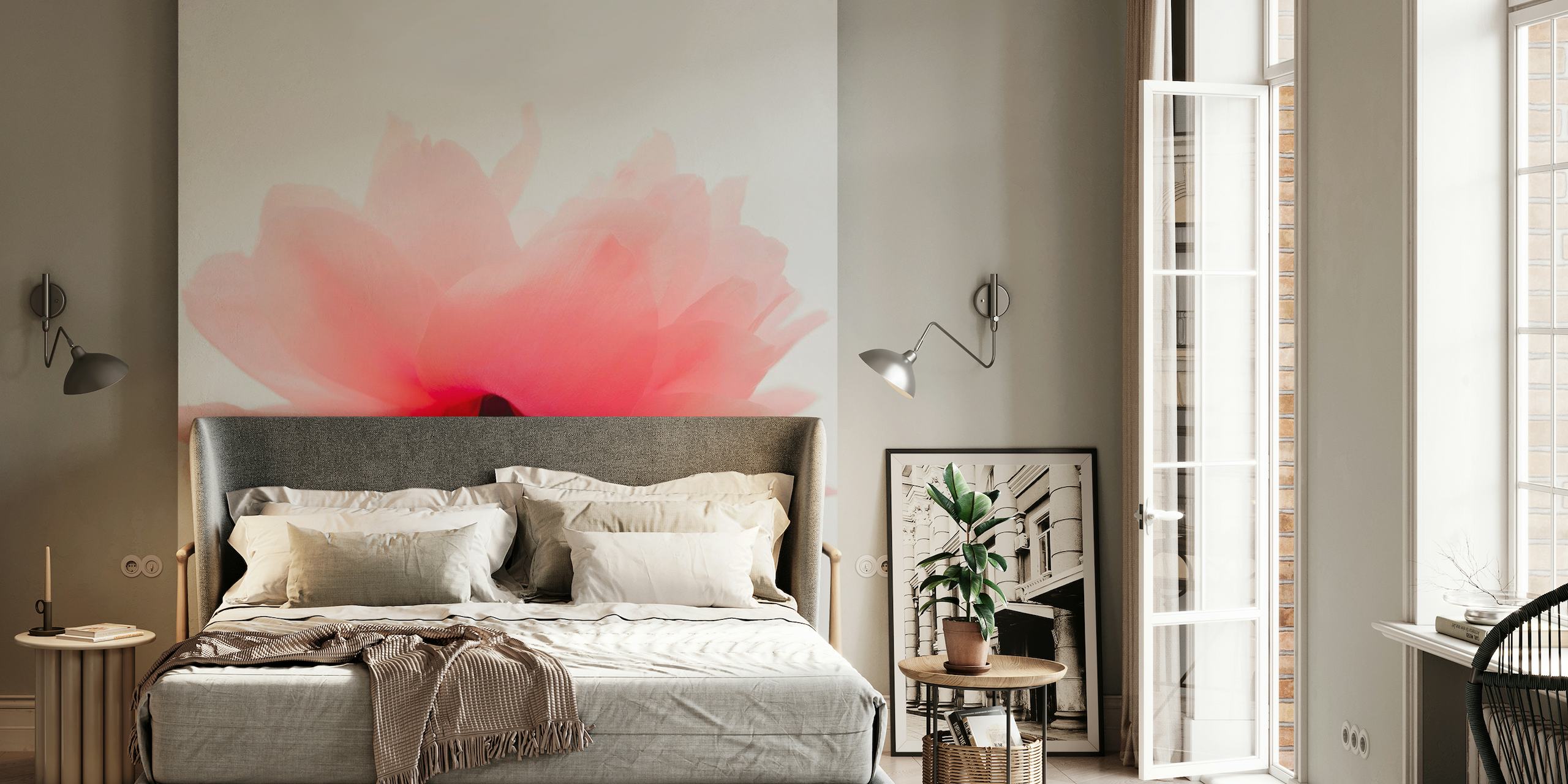 Neon Peony Wallpaper - Brighten Up Your Walls