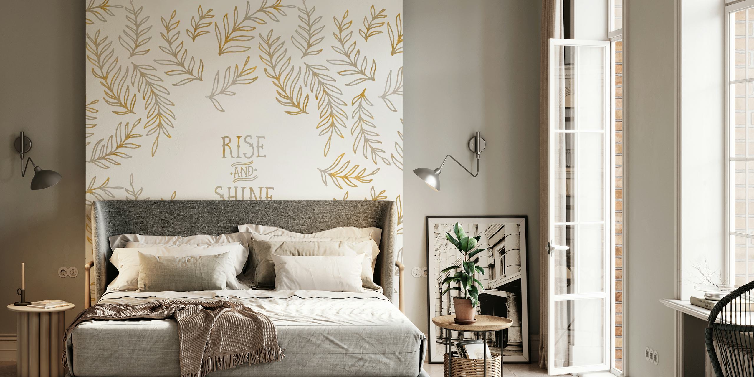 Graphic Art Rise And Shine Motivo Carta Da Parati