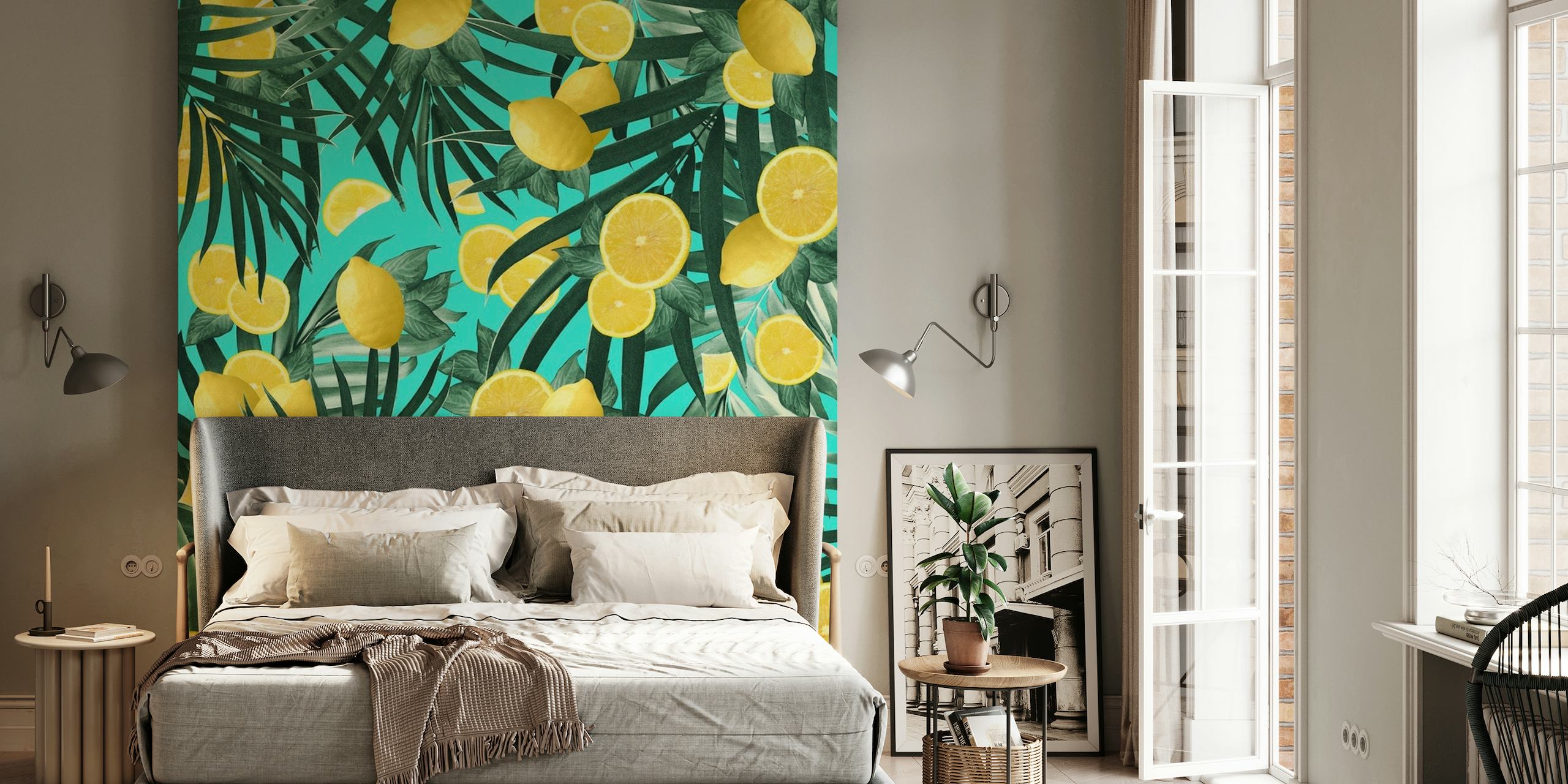 Summer Lemon Jungle 1 wallpaper
