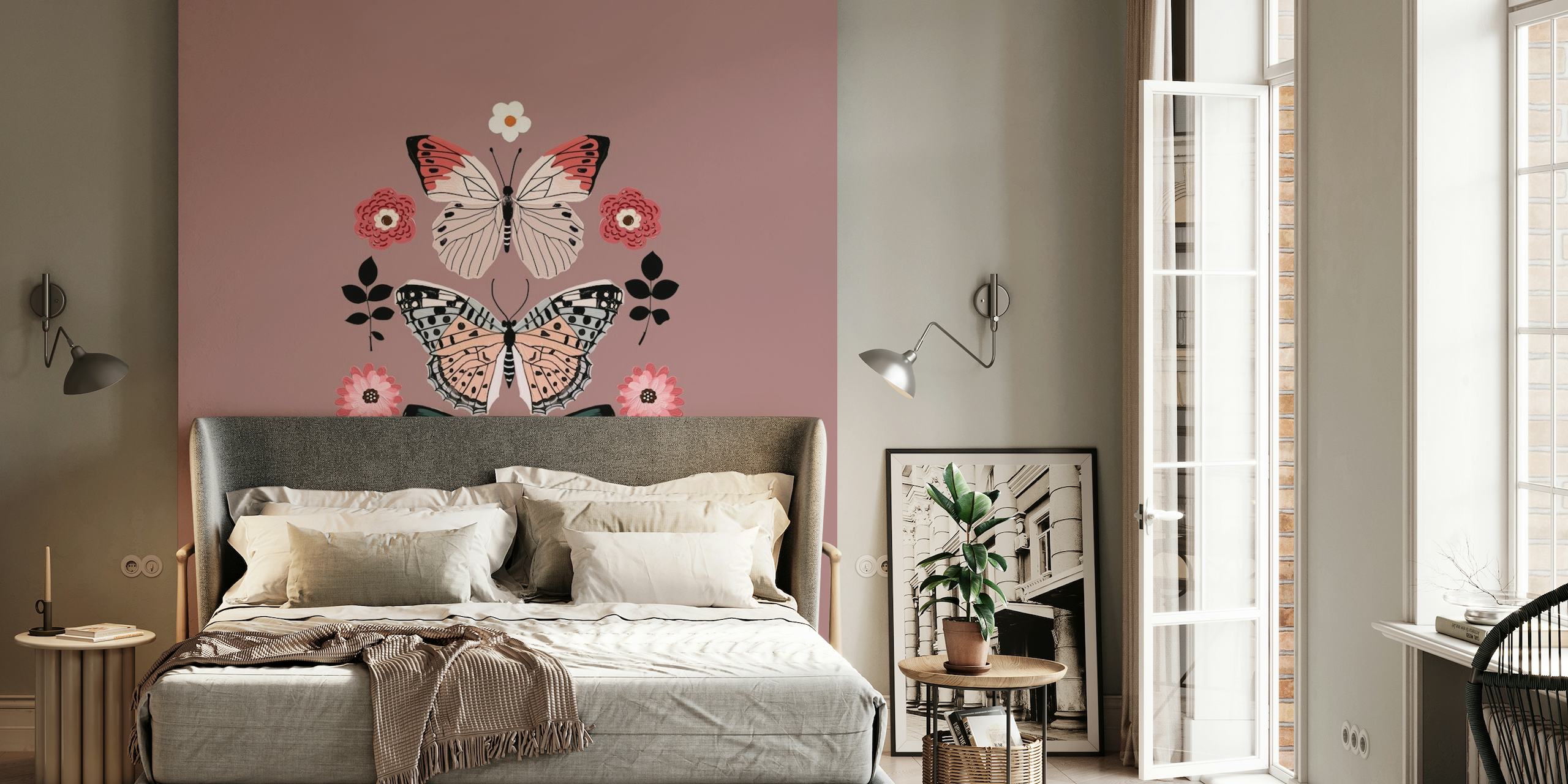 Butterflies Totem 2 wallpaper