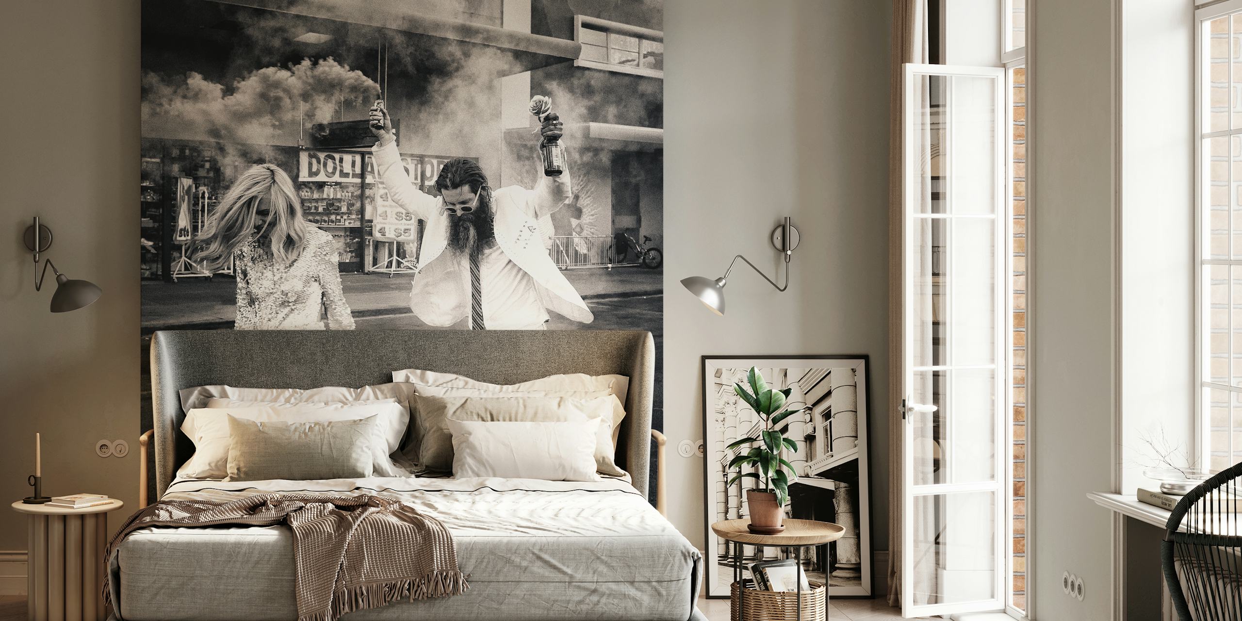 North Las Vegas wallpaper in a stylish room