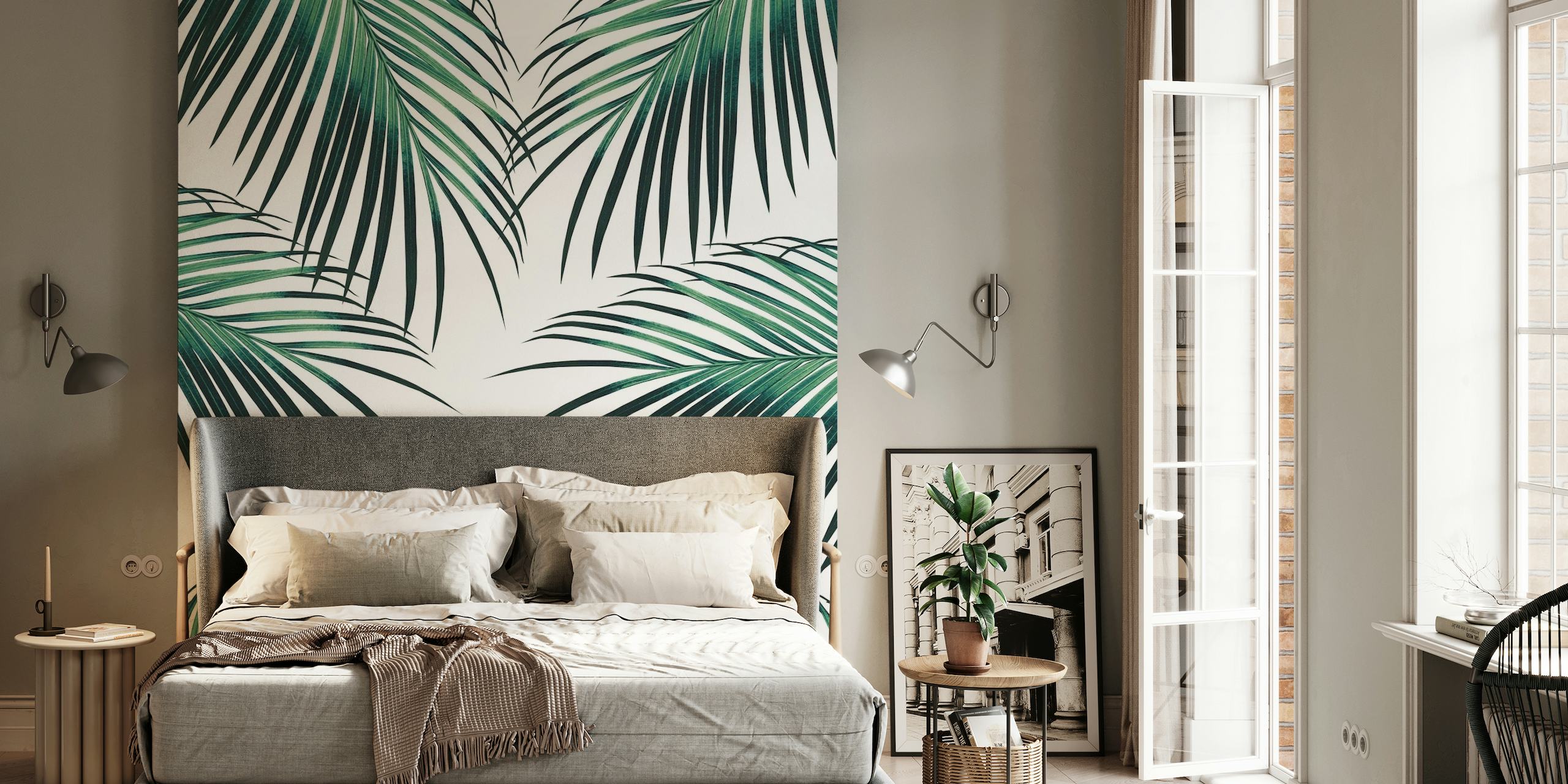Green Palm Leaves Dream 3 behang