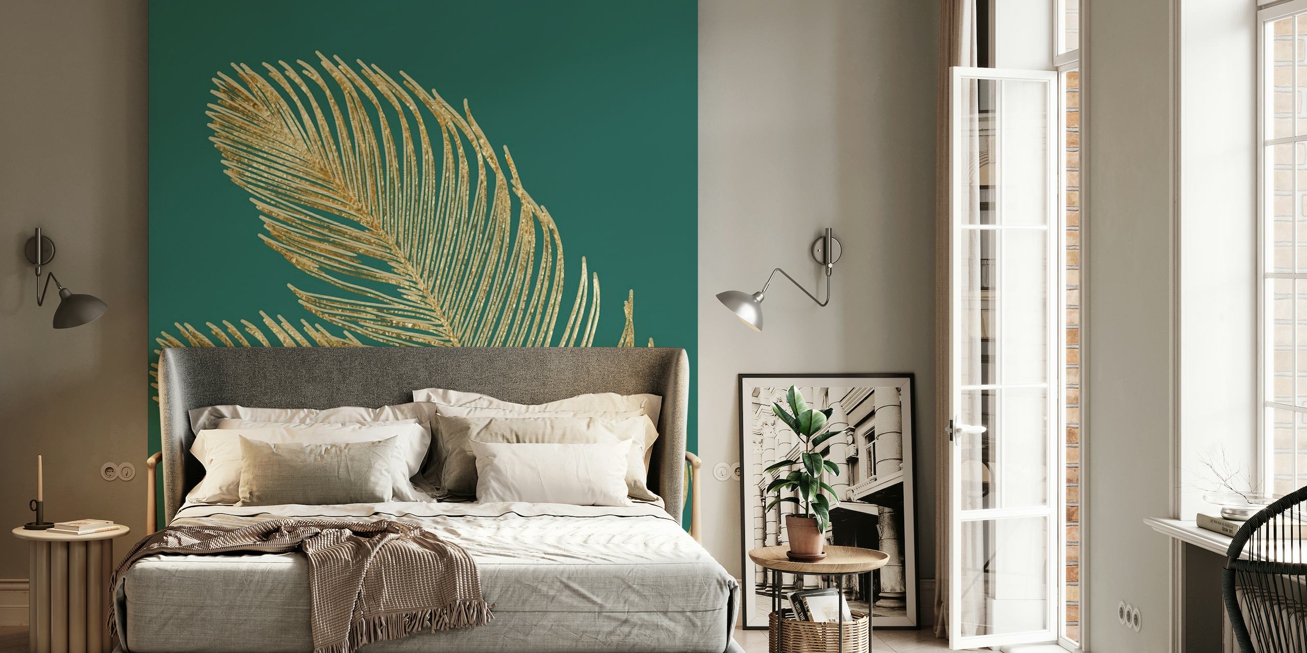 Palm Leaves Finesse Foil 4 wallpaper