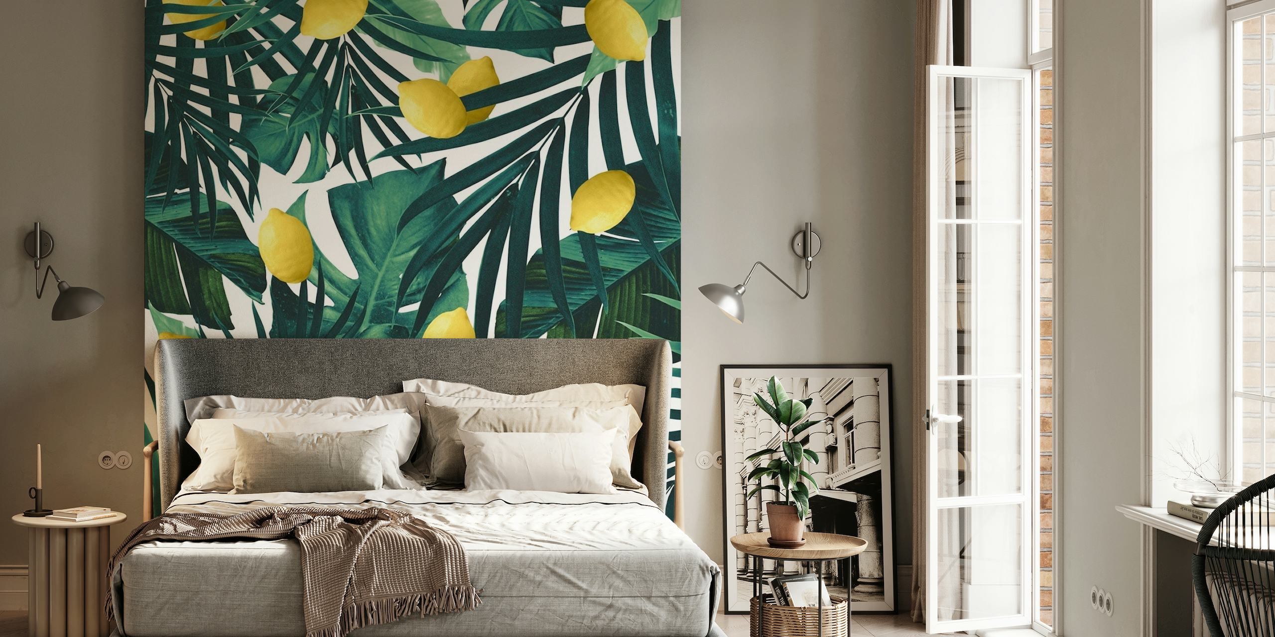 Tropical Lemon Twist Jungle 1 wallpaper