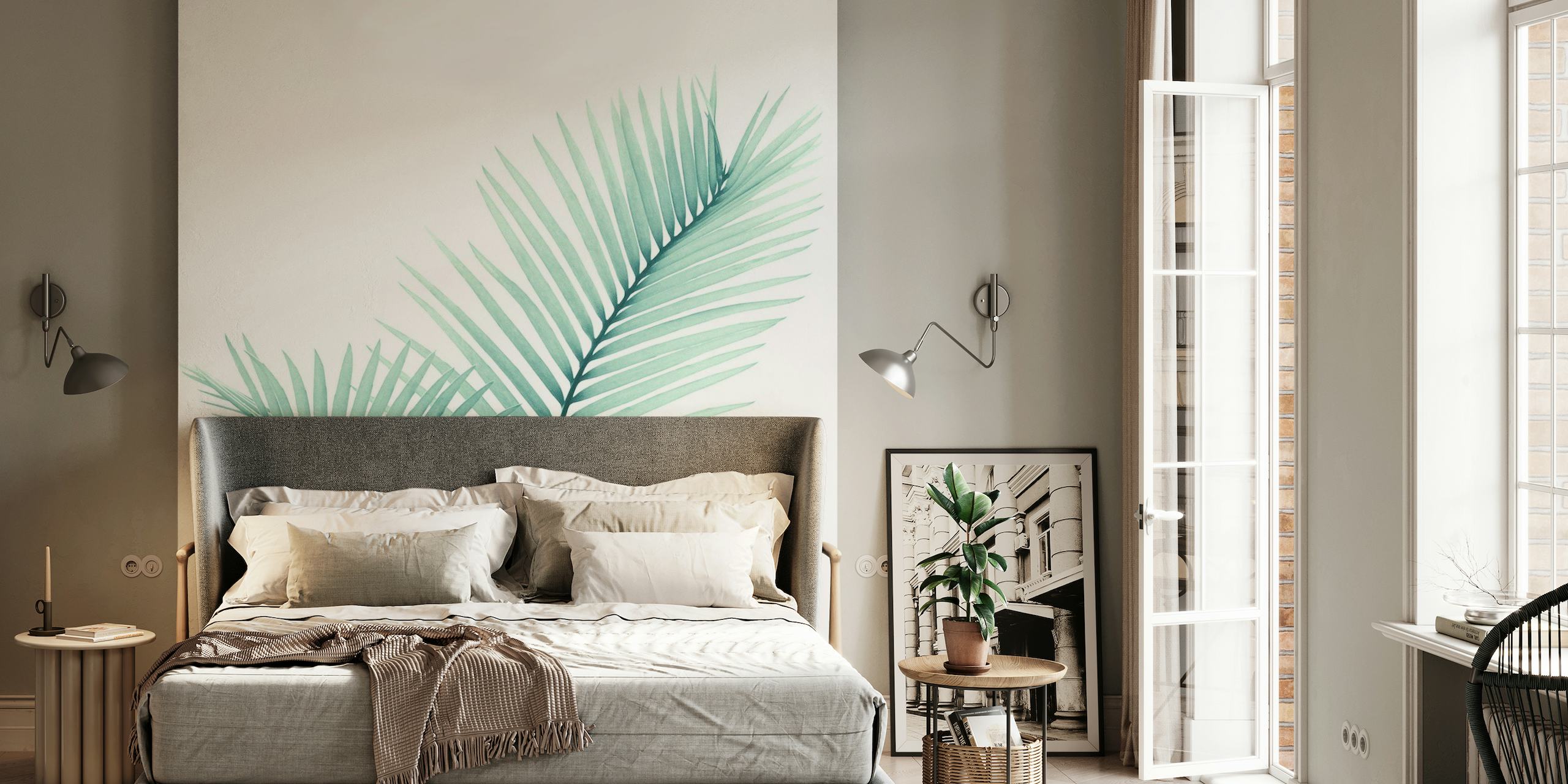Intertwined Palm Leaves 3 behang