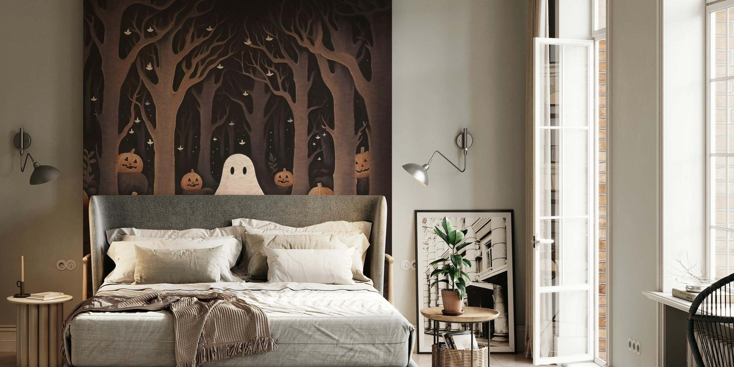Pumpkins Ghost wallpaper