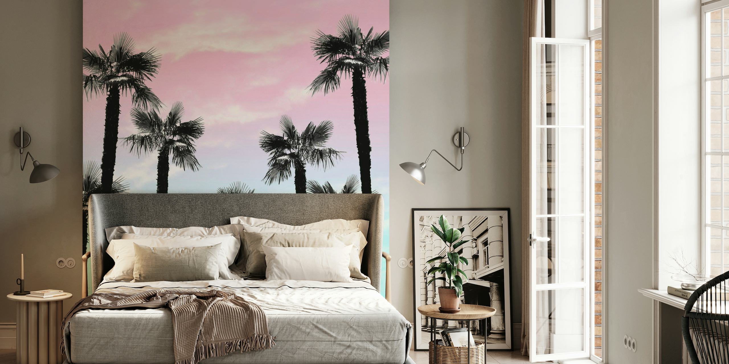 Tropical Palm Trees Dream 4 papel pintado