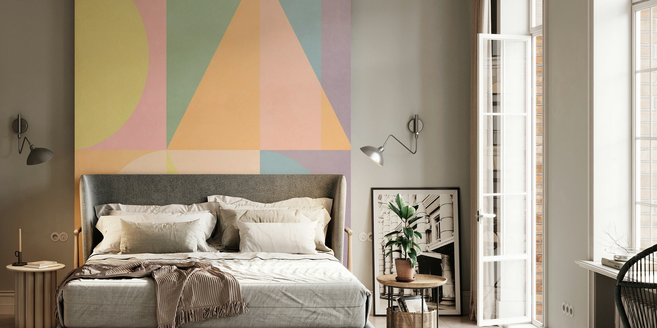 Pastel Geometric 1 wallpaper