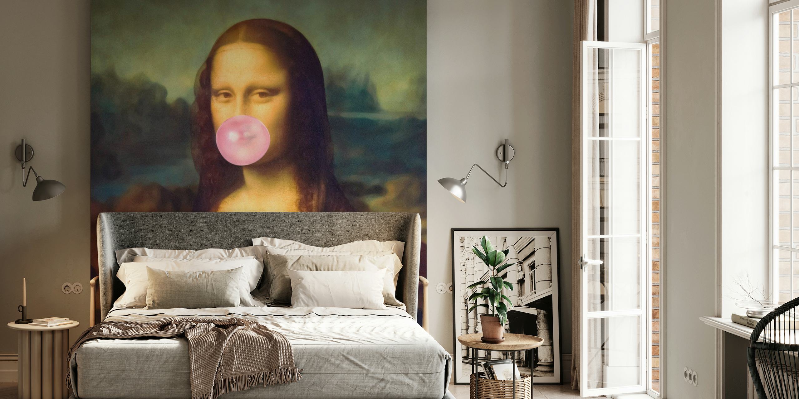 Sassy Mona Lisa papel de parede