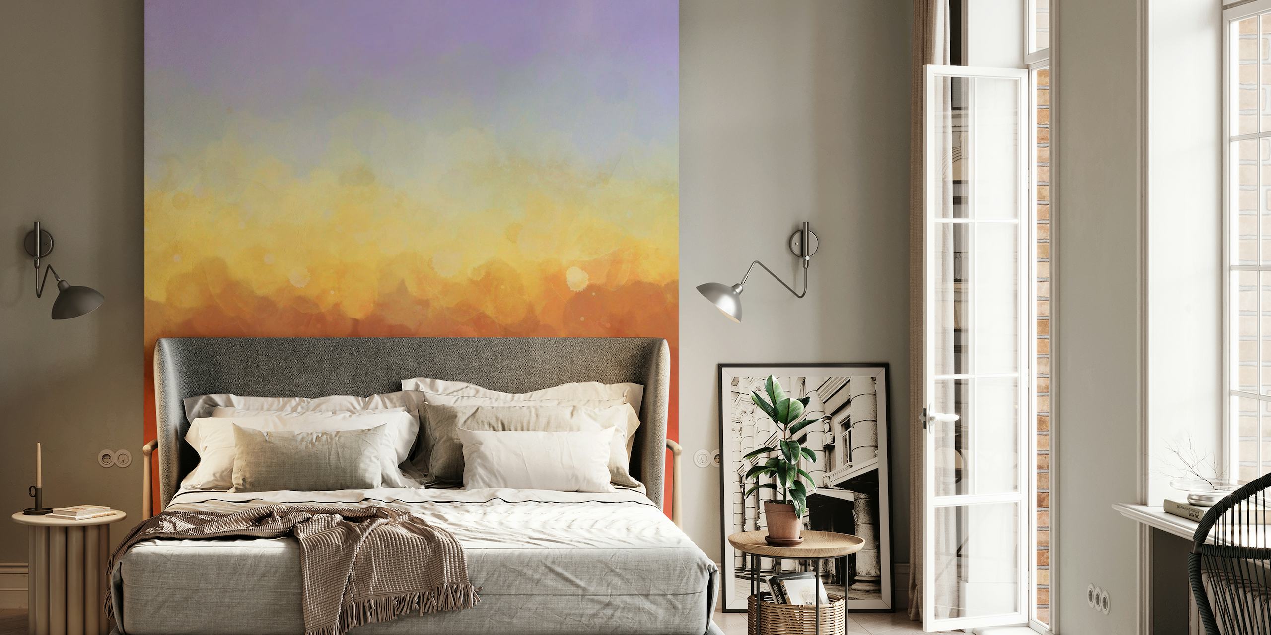 Artistic gradient sunset FD wallpaper