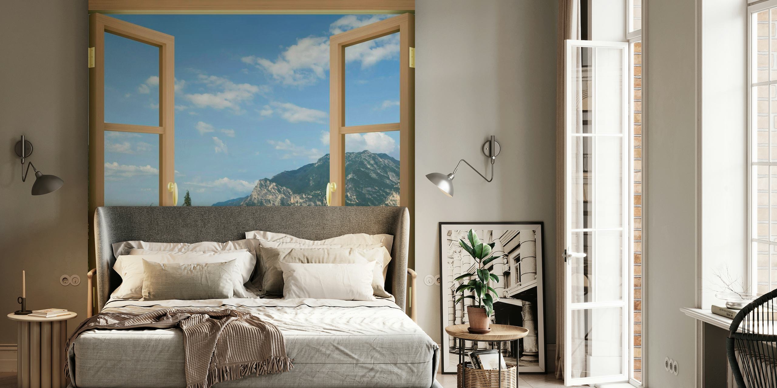Wonderful view over Lake Garda wallpaper