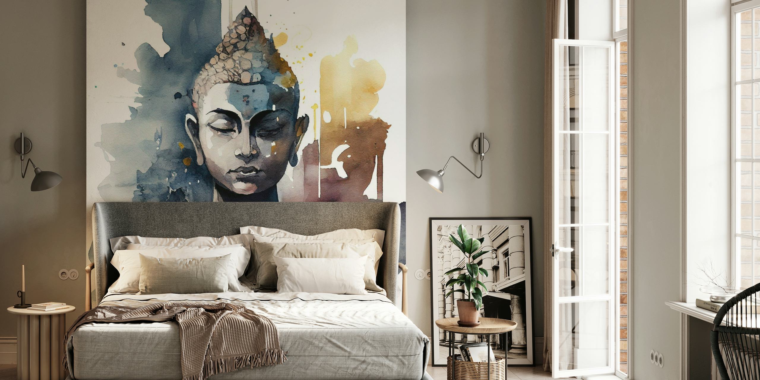 Watercolor Buddha #5 wallpaper