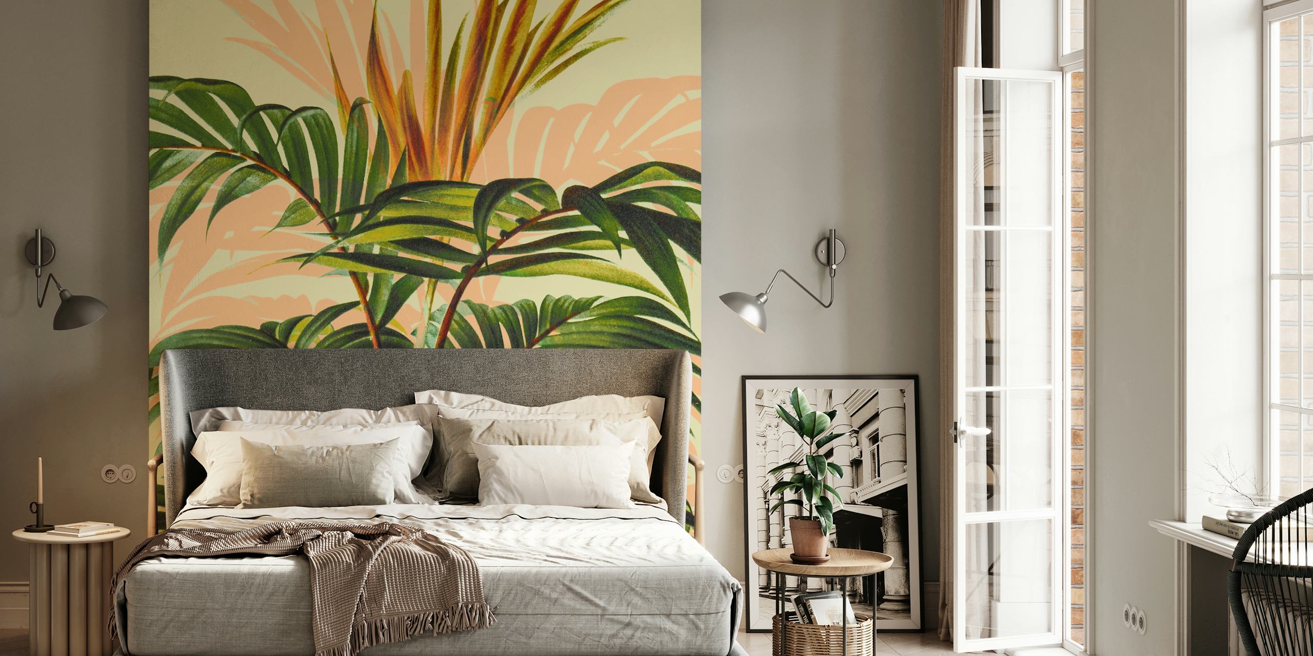 Design de papier peint Botanical_Collection_017 avec des feuillages
