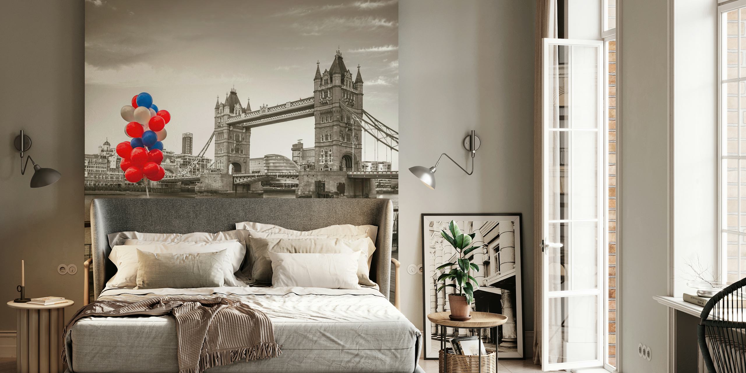 Bunte Balloons in einem Raum