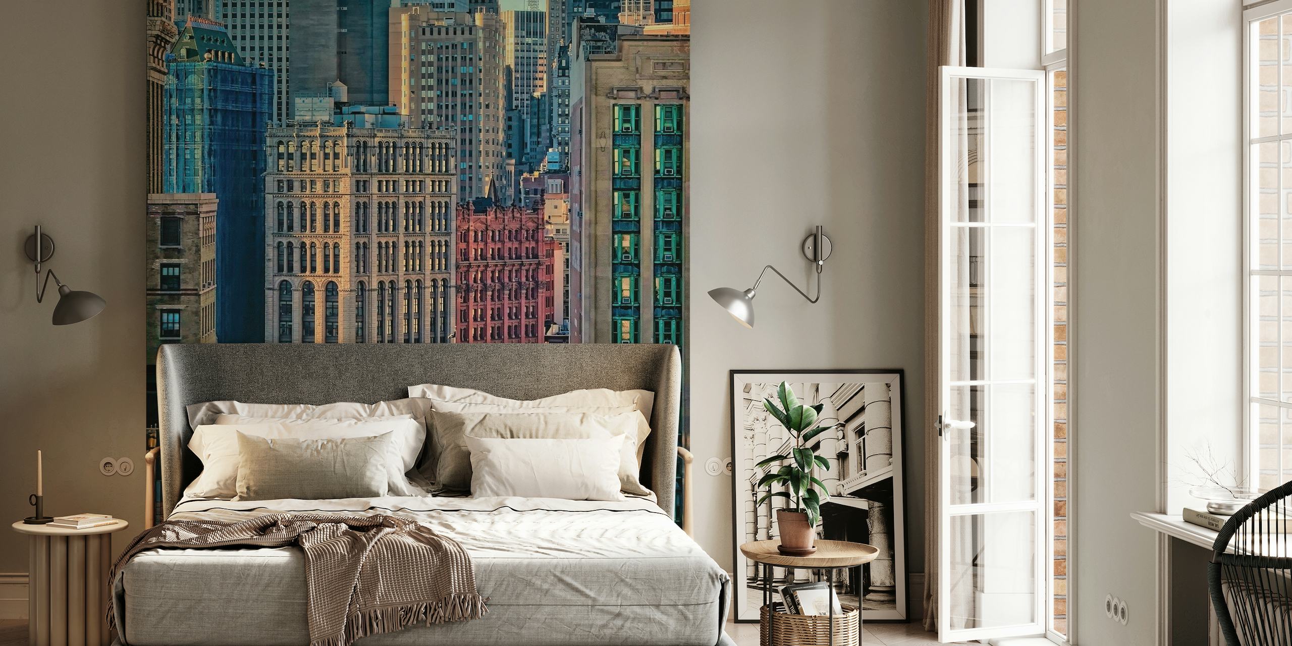 Manhattan Colors wallpaper