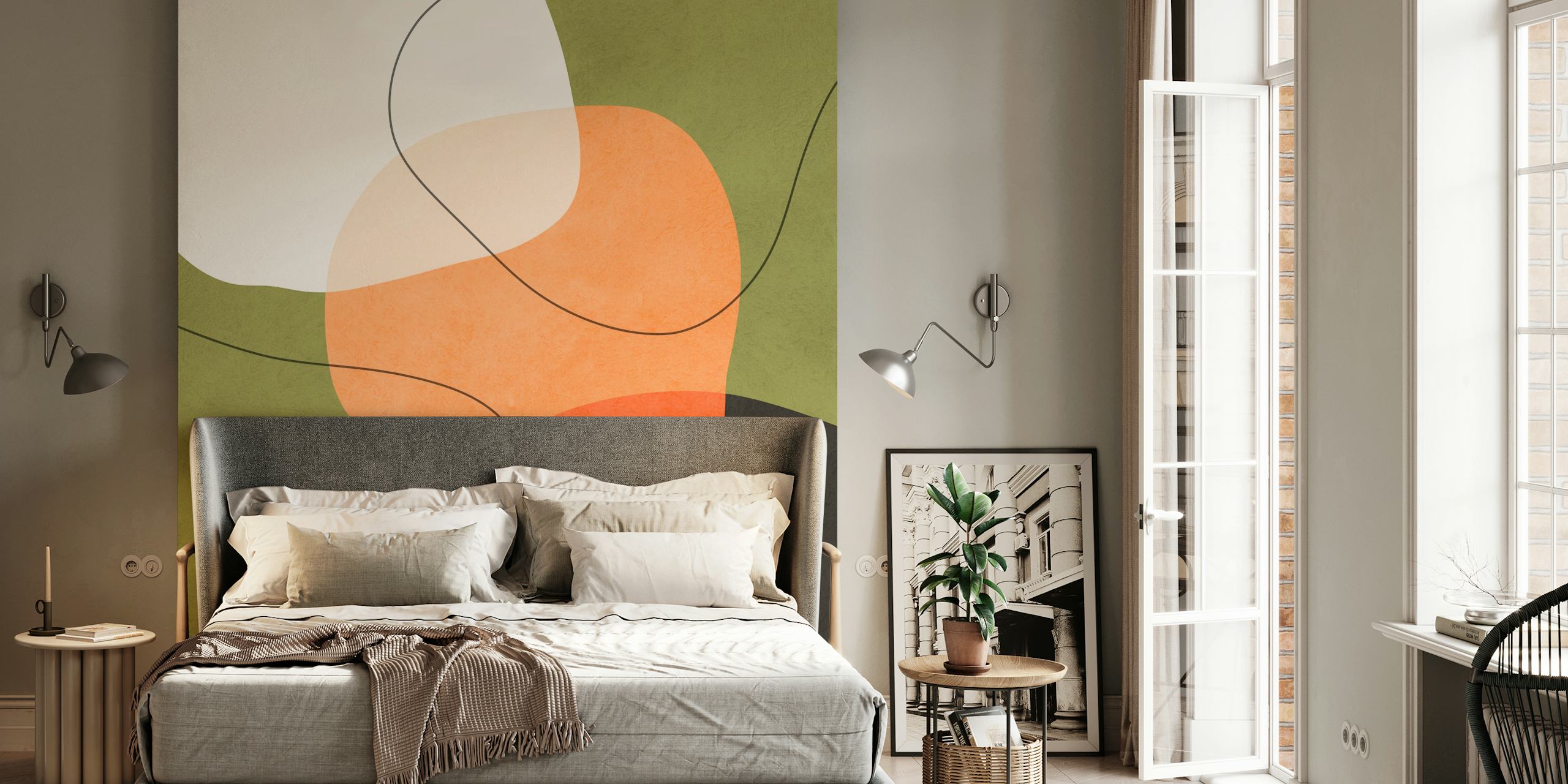 Modern geometric shapes 3 Design in einem Raum