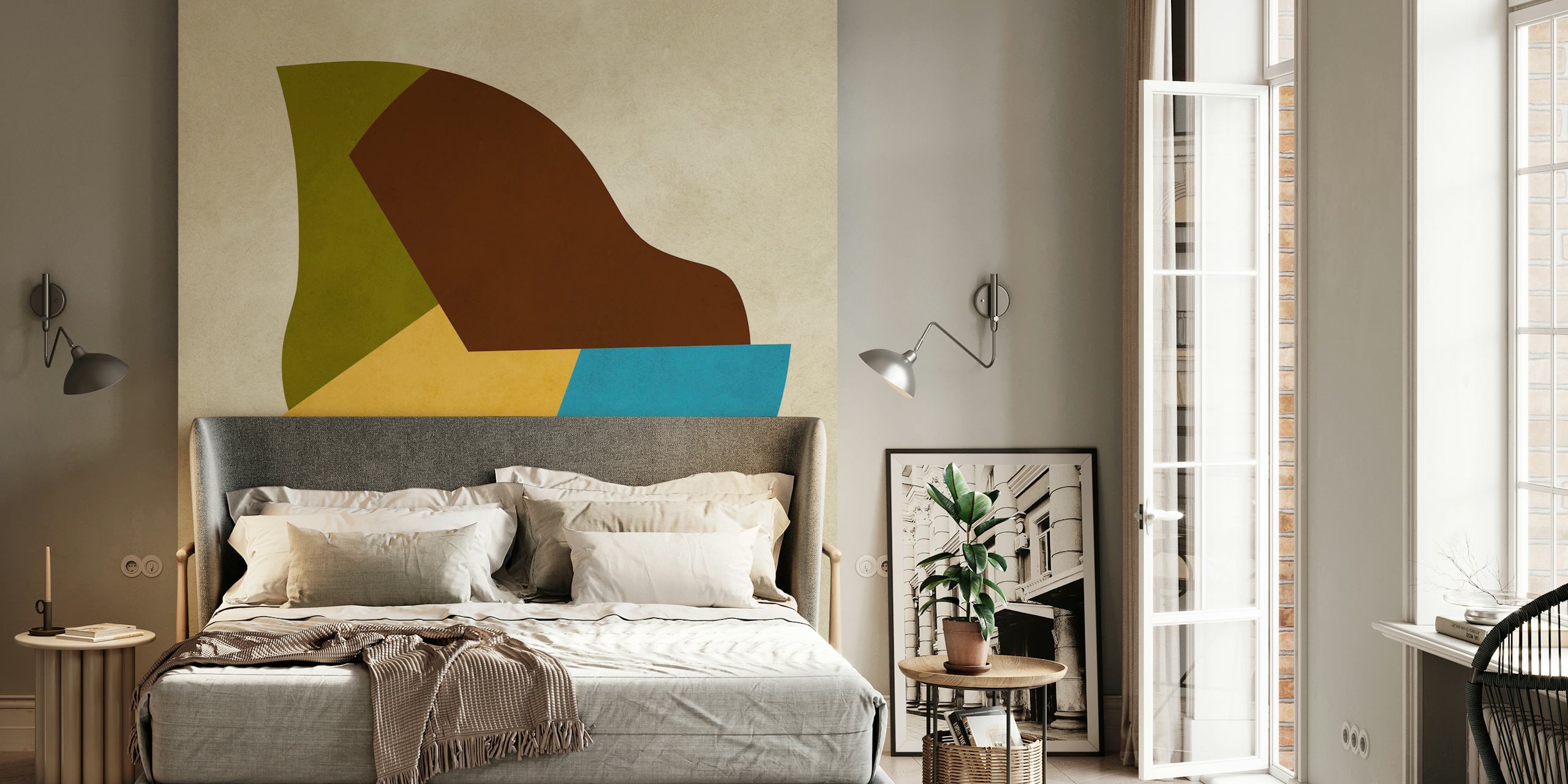 Modern and contemporary wallpaper in a room