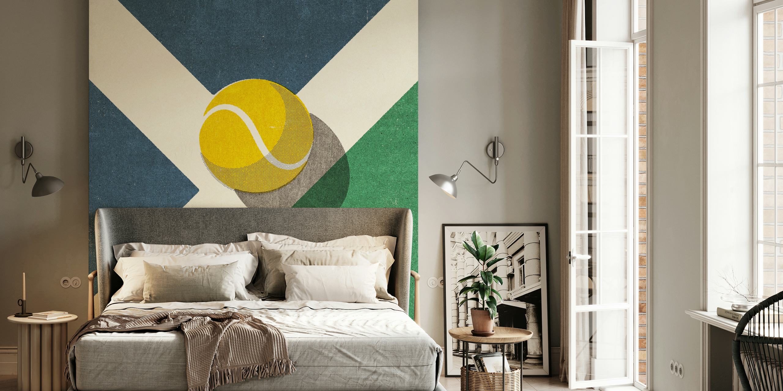 Tennis (Hard Court) míček na kurtu