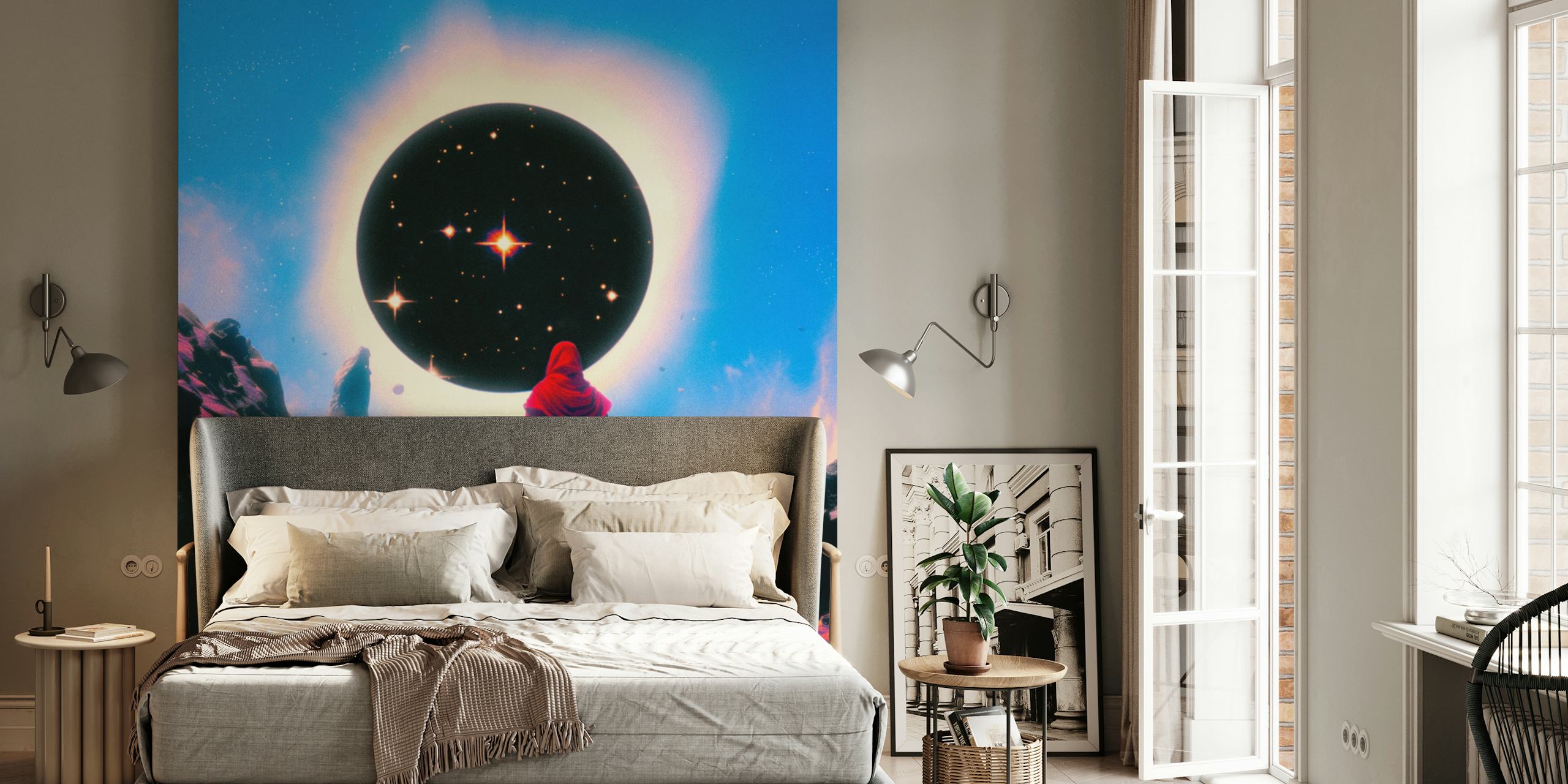 Cosmic Guardian wallpaper in a room