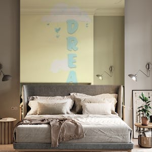 Dream - yellow and turquoise