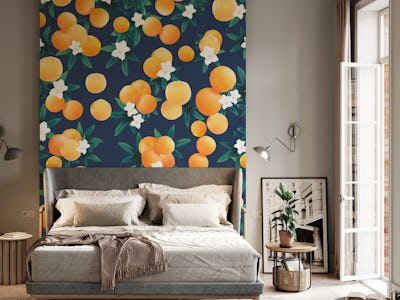Orange Twist Flower Night 2