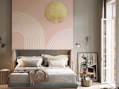 Gold and pink geometry 1