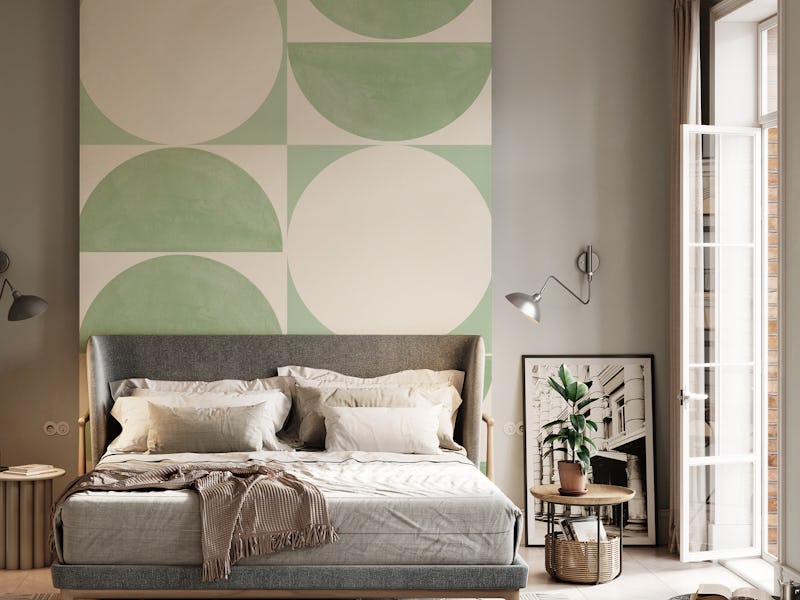 Green Vintage Geometric