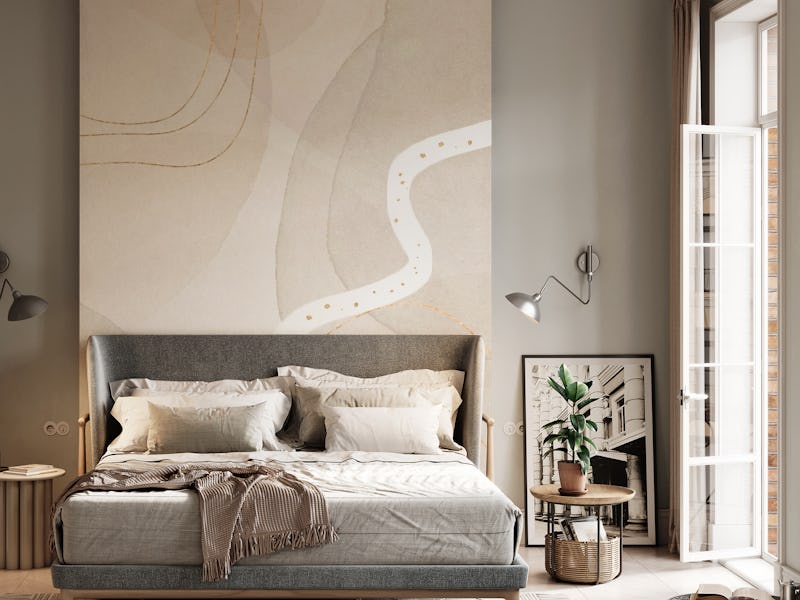 Soft Beige Elegance Graphic