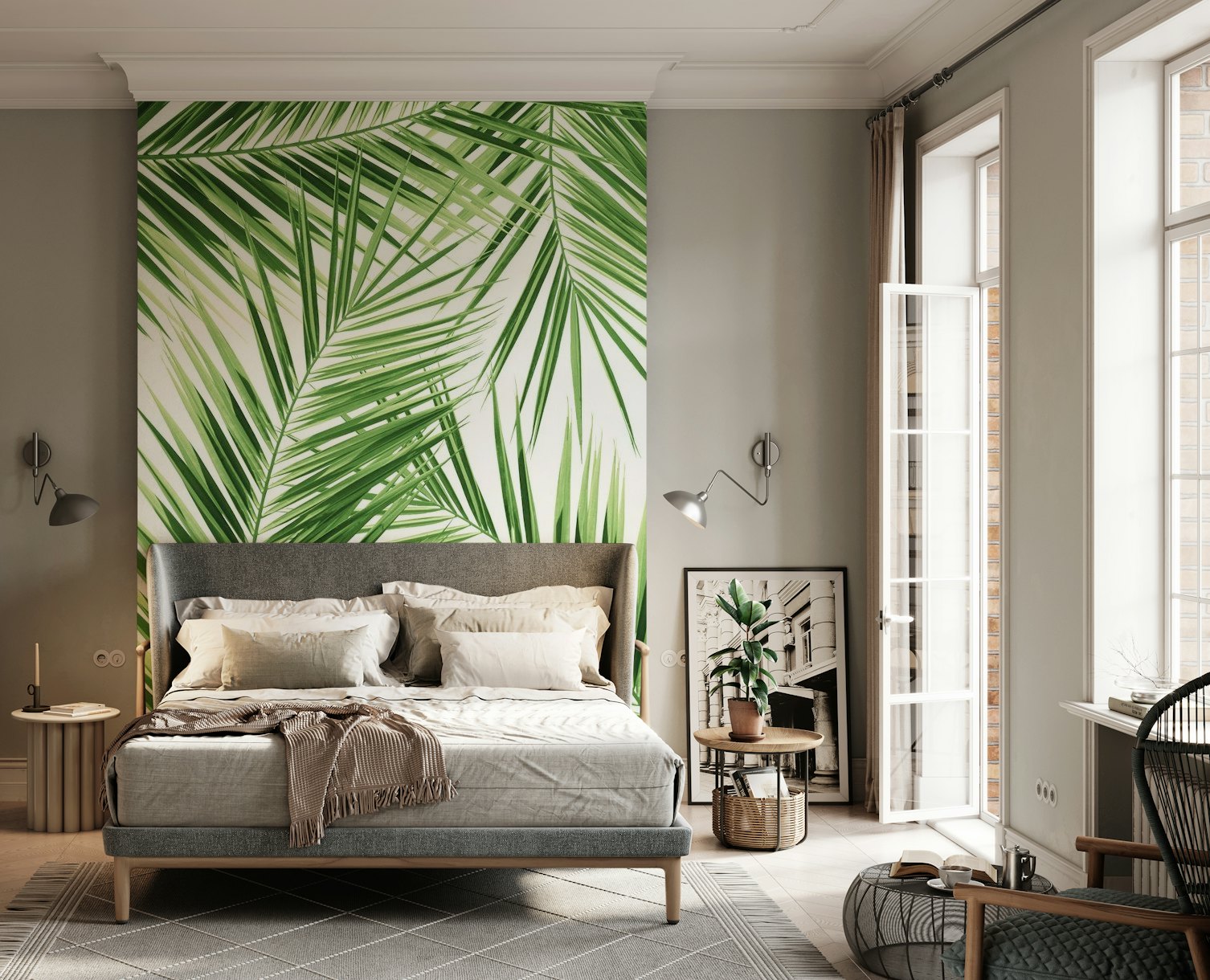 Palm Leaves Pattern Dream 1 wallpaper