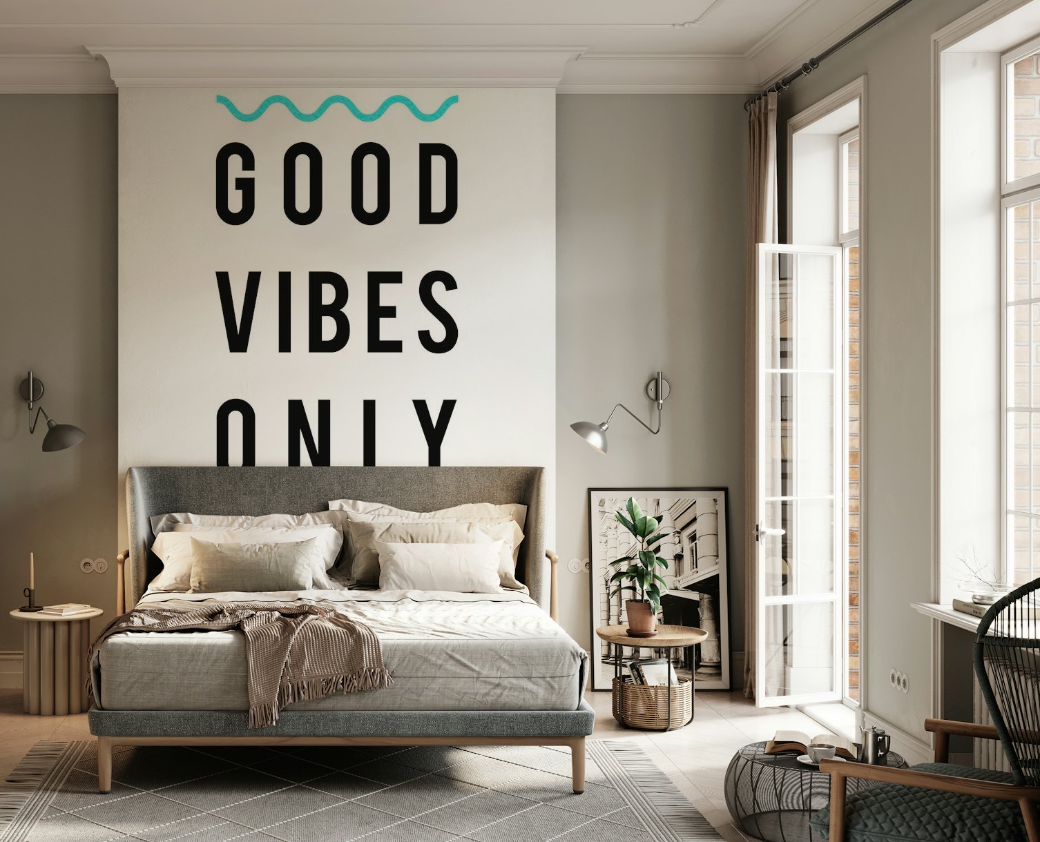 Good Vibes Only tapet