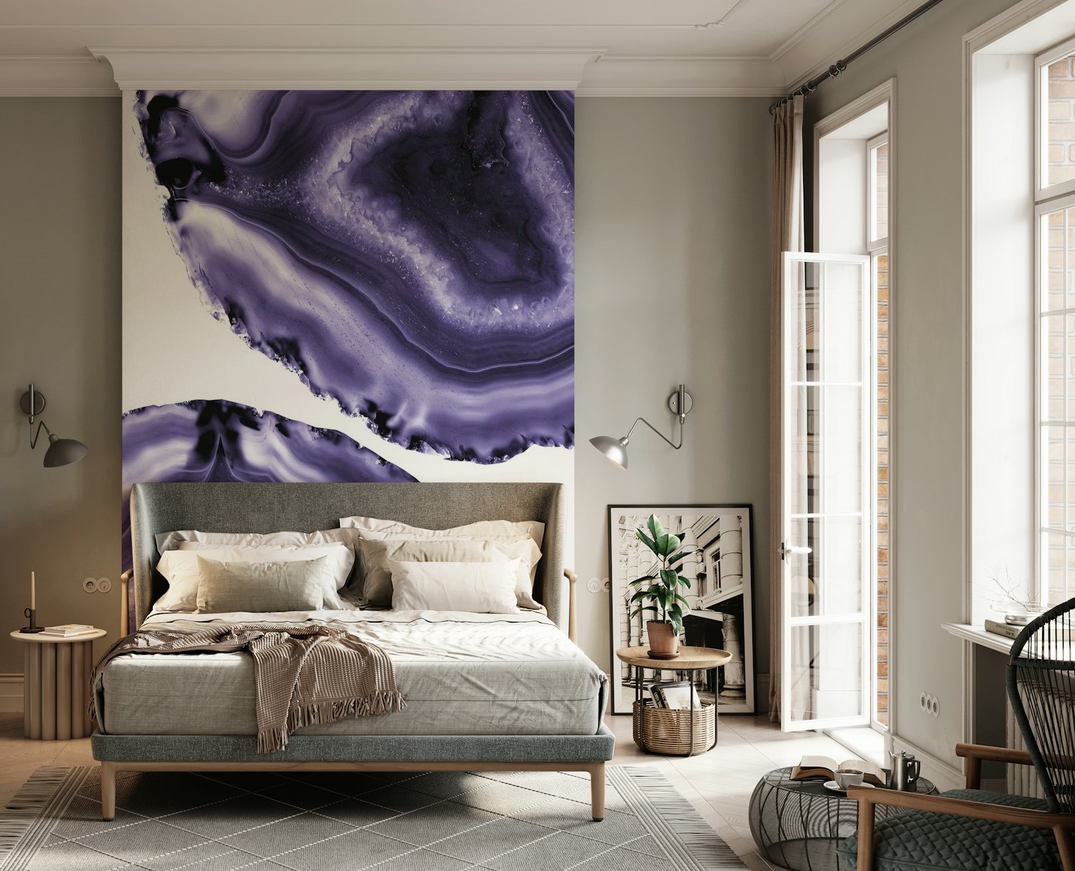 Ultra Violet Agate 3 wallpaper