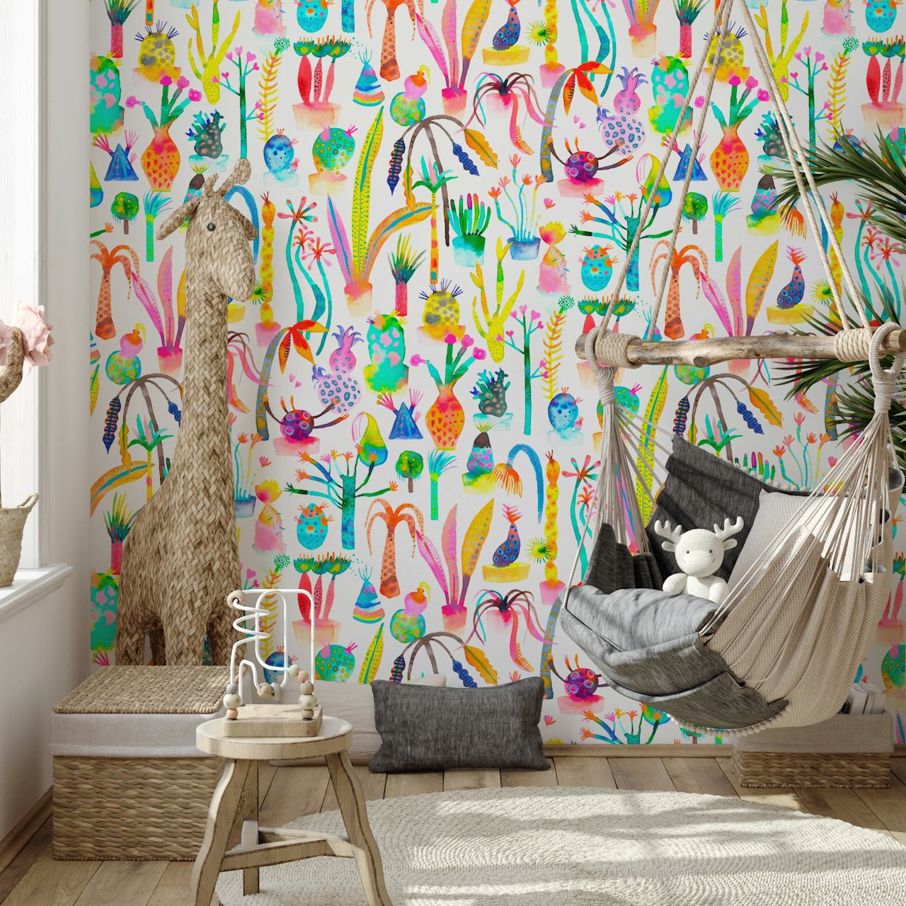 Tapeta Lush Garden v interiéru