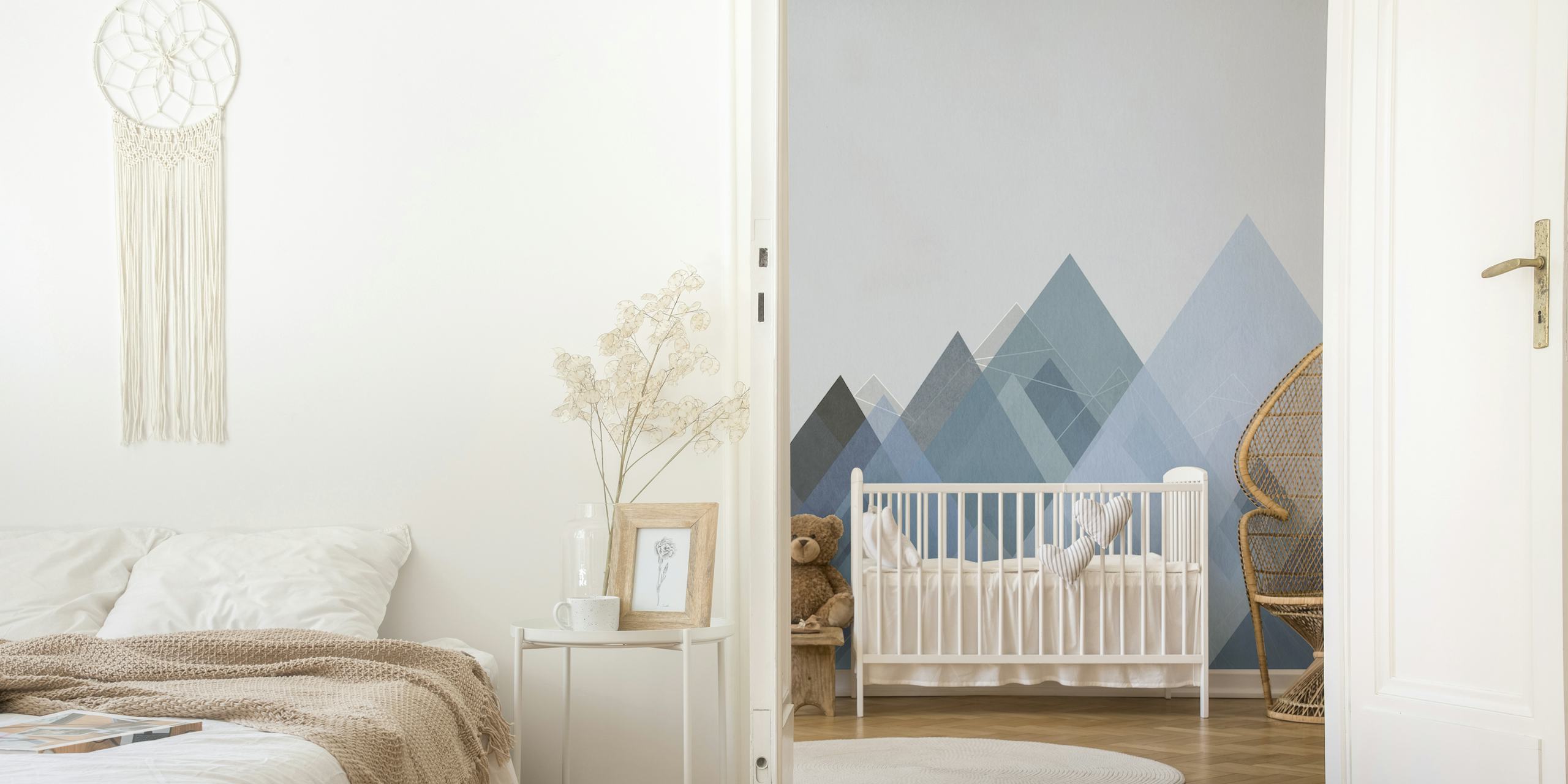Graphic 107 wallpaper design in a room