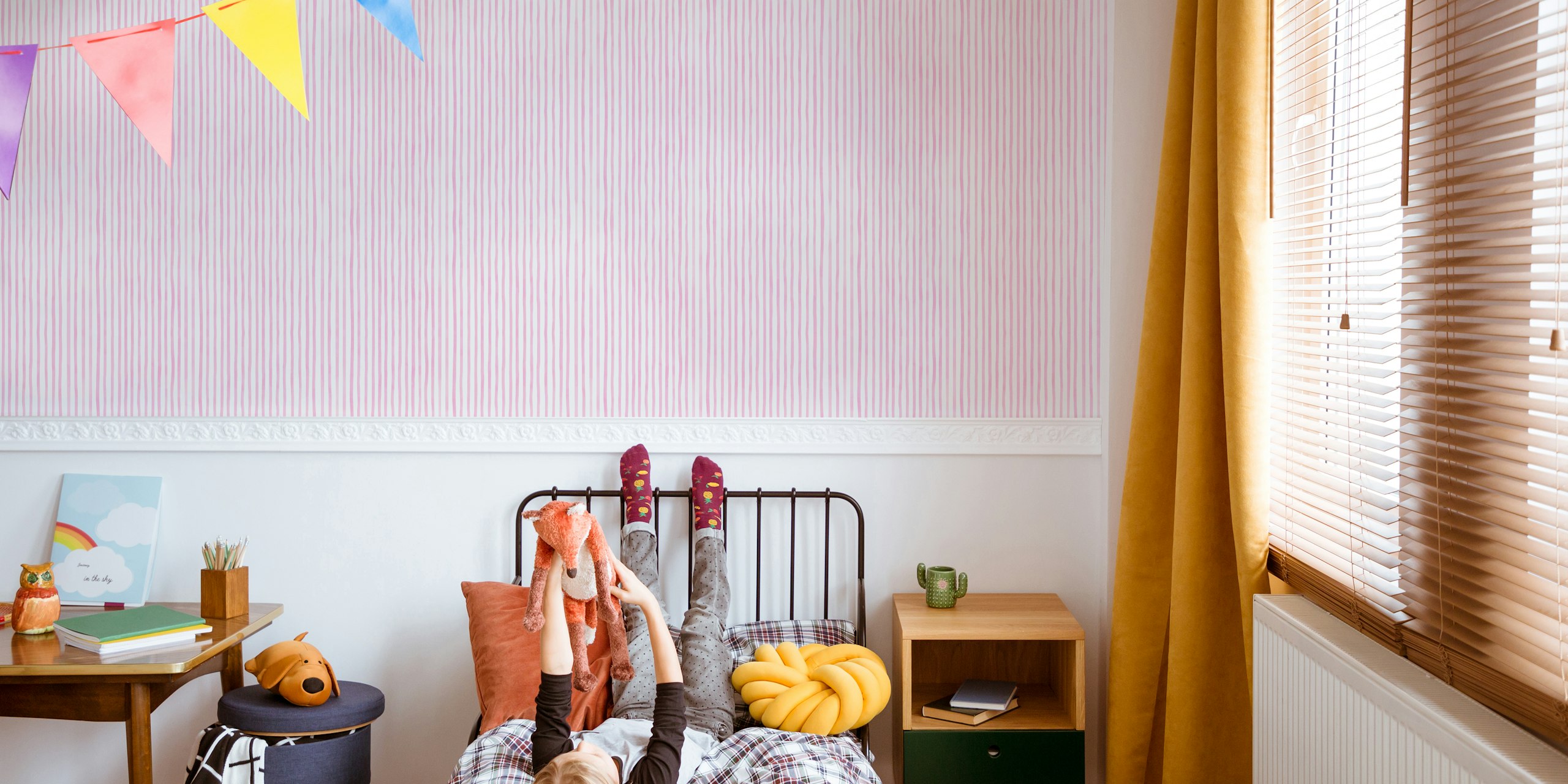 Pink Stripes Seamless tapetdesign