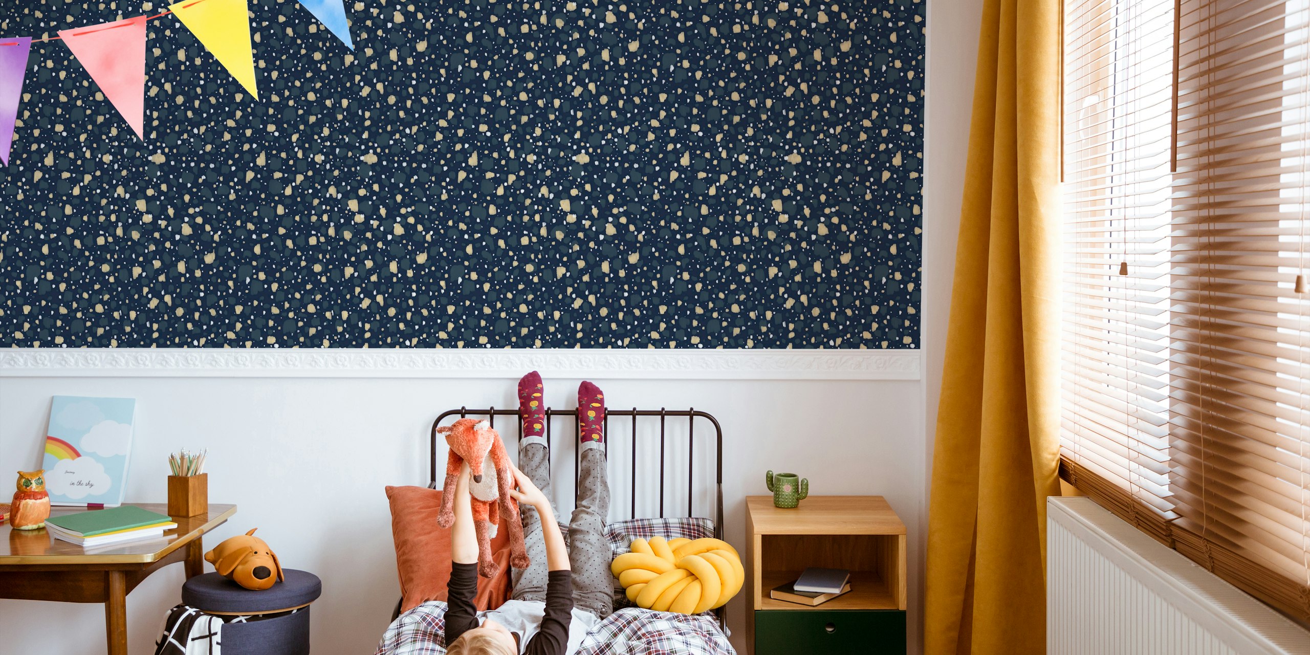 Stardust Symphony tapetti lapsen huoneessa