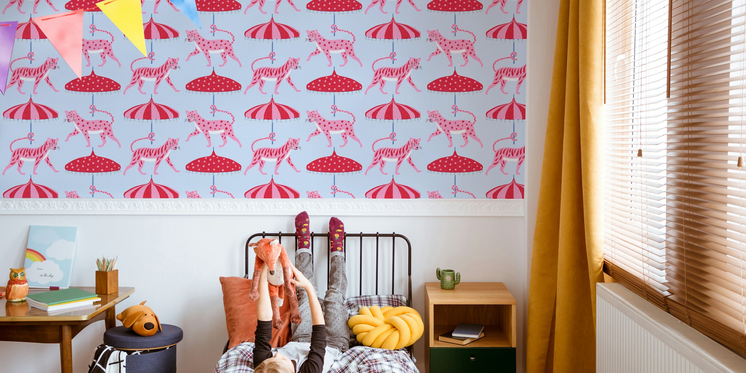Joueurs big cats avec parasols