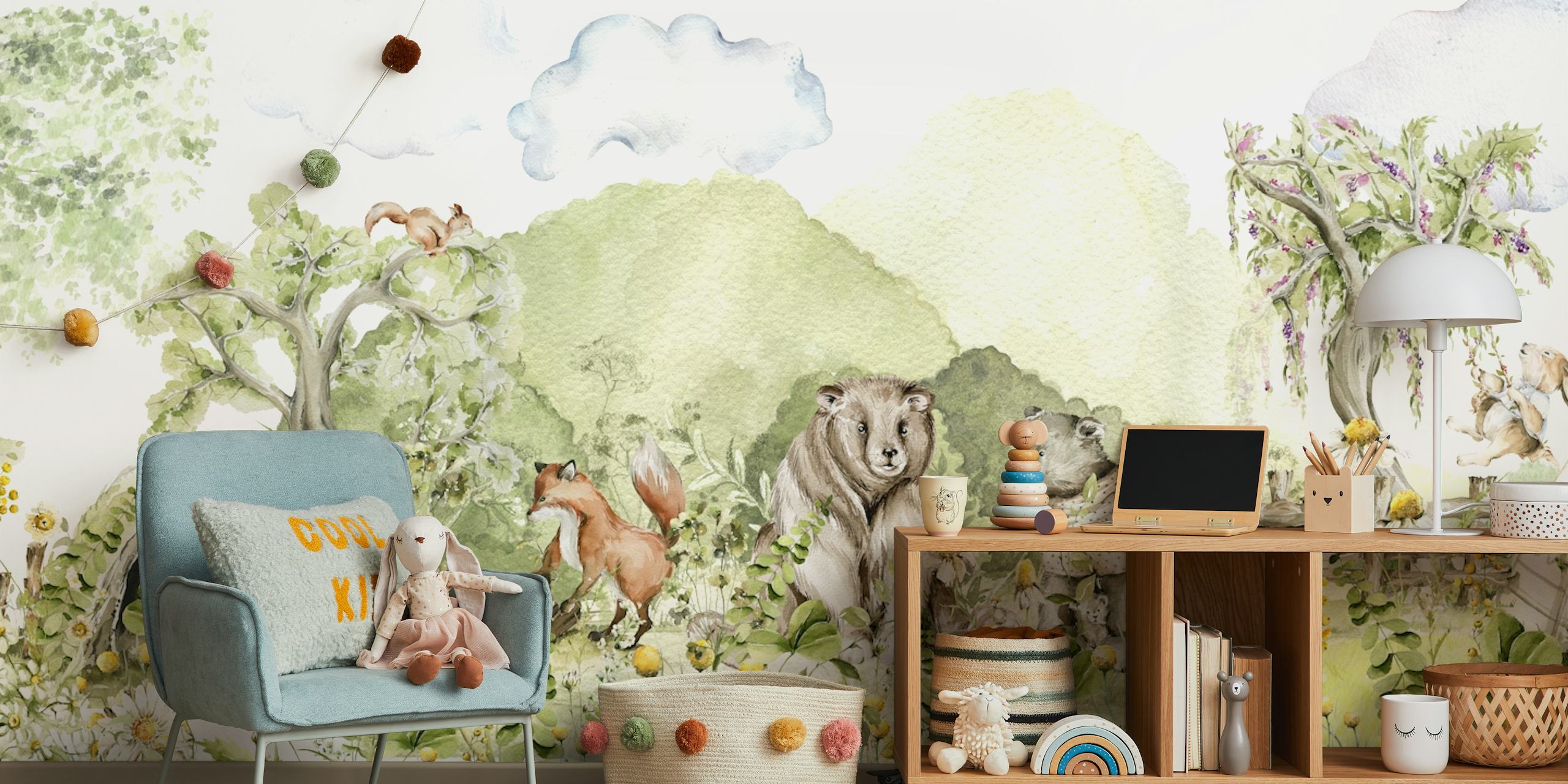 Whimsical Woodland Summer Adventures dans une pièce
