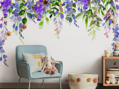 Blue Hanging Flowers