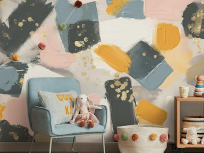 Light Pastel Brushstrokes