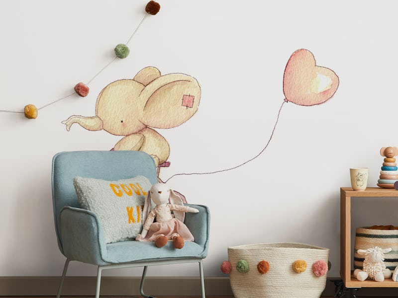 Elephant riding his bike