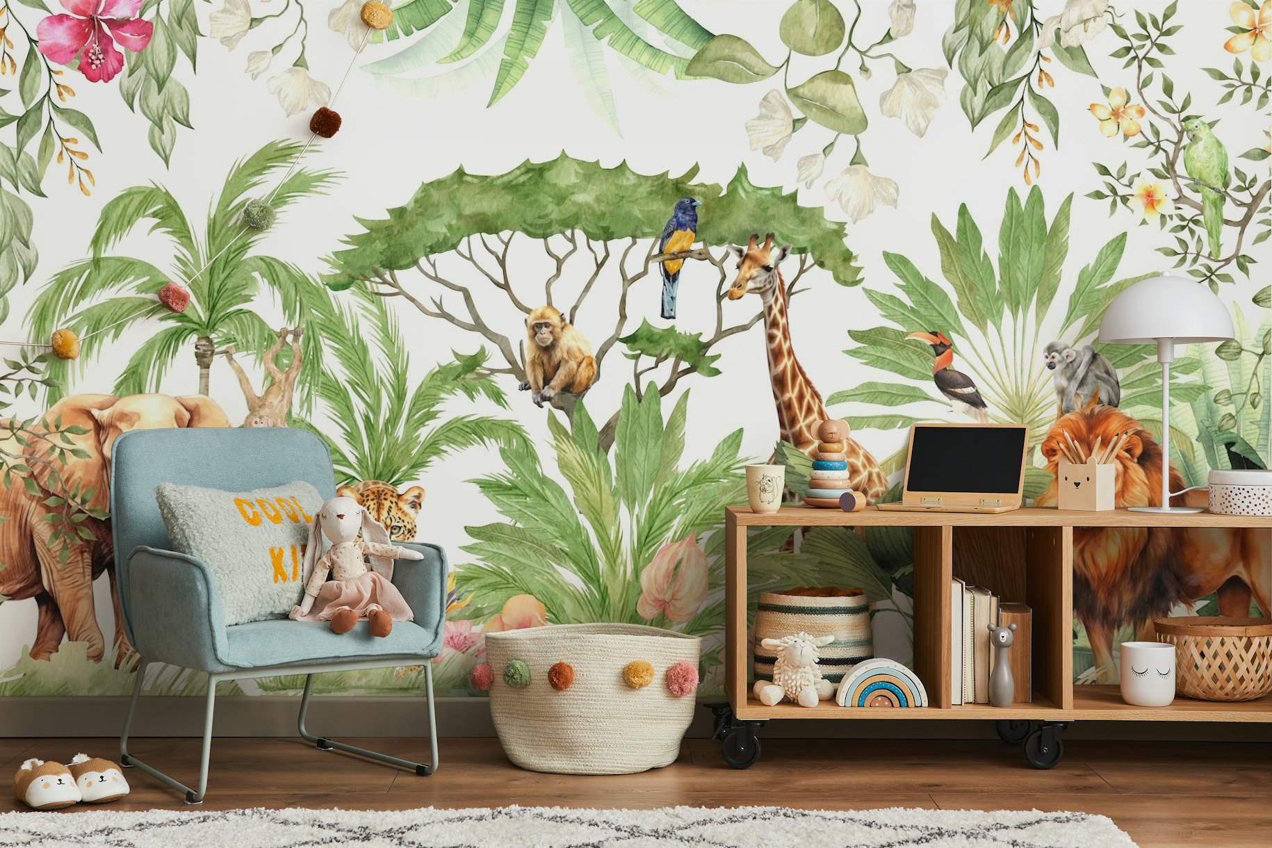 jungle wallpaper for kids