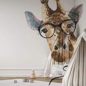Giraffe with Glasses