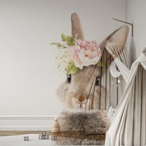 Peekaboo Bunny Floral