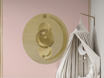 Blush Gold Moon and Stars 1